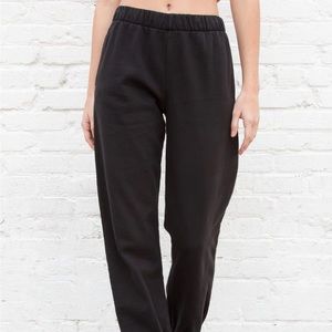 washed black Brandy Melville Rosa sweatpants